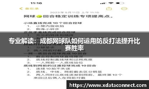 专业解读：成都网球队如何运用防反打法提升比赛胜率