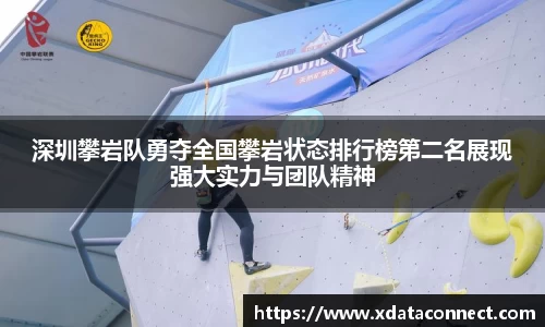 深圳攀岩队勇夺全国攀岩状态排行榜第二名展现强大实力与团队精神