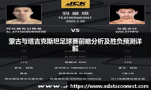 蒙古与塔吉克斯坦足球赛前瞻分析及胜负预测详解