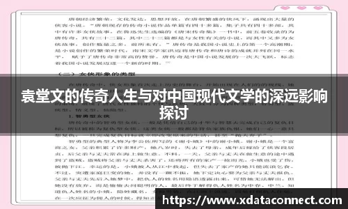 袁堂文的传奇人生与对中国现代文学的深远影响探讨